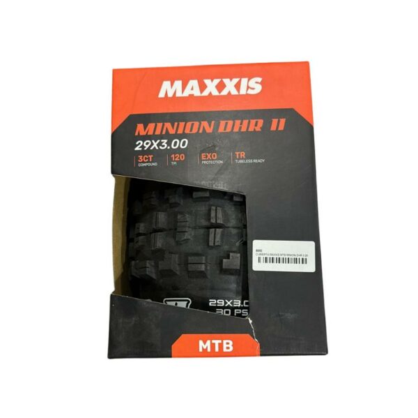 CUBIERTA MAXXIS MTB MINION DHR II 29X3.0 TR +EXO + 3C TUBELESS READY