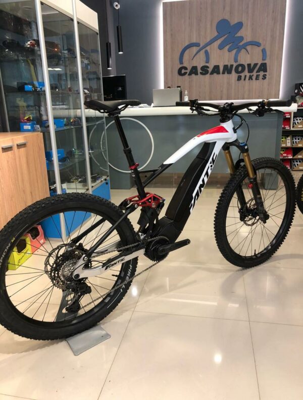 BICICLETA FANTIC All Mountain 1.7 R  BLANCA TALLE L FOX 36 CURA 4 NEGROS