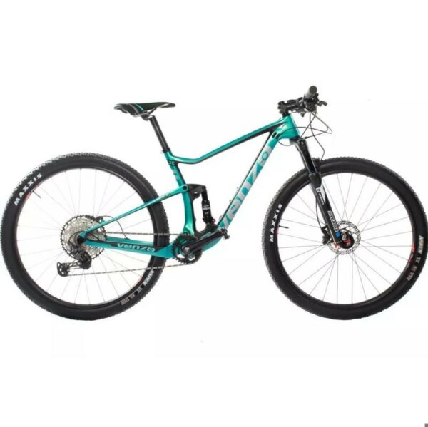 BICICLETA VENZO DOBLE ROD-29 X-TREME CARBONO SHIMANO XT