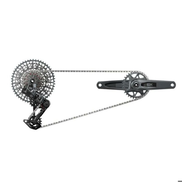 GRUPO MTB SRAM GX EAGLE AXS T-TYPE 12V 10-52T 175MM DUB 32T