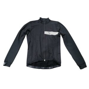 CAMPERA LIMA FRIZADA LACAR NEGRO REFLECTIVO