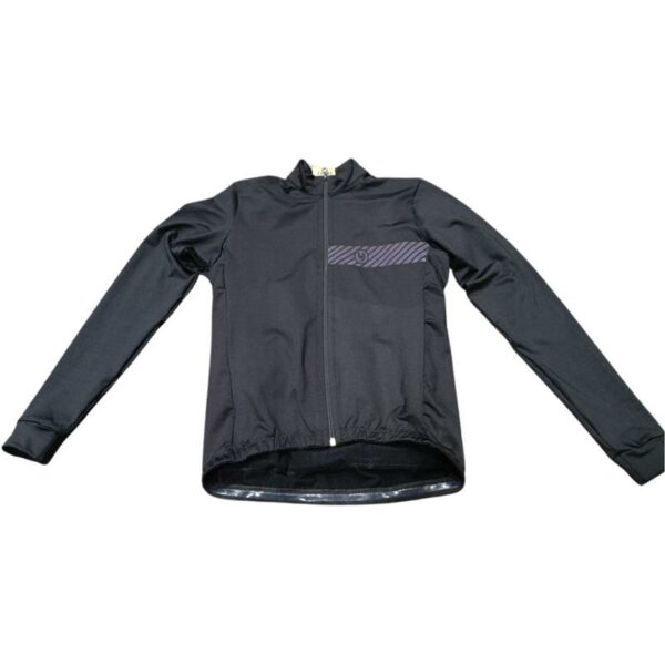 CAMPERA LIMA FRIZADA LACAR NEGRO REFLECTIVO