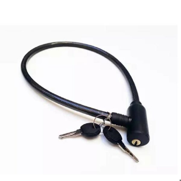 ESLINGA 4.5 MM X 80 CM C/LLAVE NEGRO