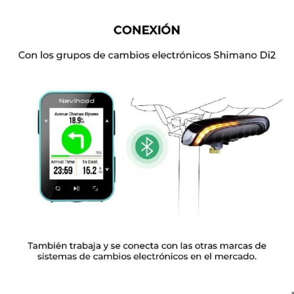 CICLOCOMPUTADORA NAVIHOOD L2 GPS COLOR SCREEN