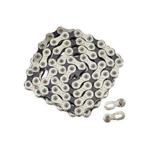 CADENA KMC X10 SILVER BLACK 128 ESLABONES BULK