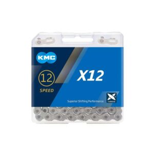 CADENA KMC X12 PLATA SILVER/SILVER