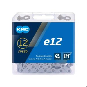CADENA KMC X12 E12 para E-Bikes. Máxima resistencia. 136 Links
