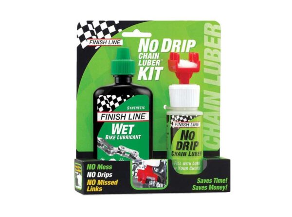 LUBRICANTE HÚMEDO + NO DRIP CHAIN LUBER FINISH LINE KIT WET LUBE 4OZ-120ML