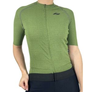 CAMISETA DE CICLISMO DAMA COACH TRAMADA