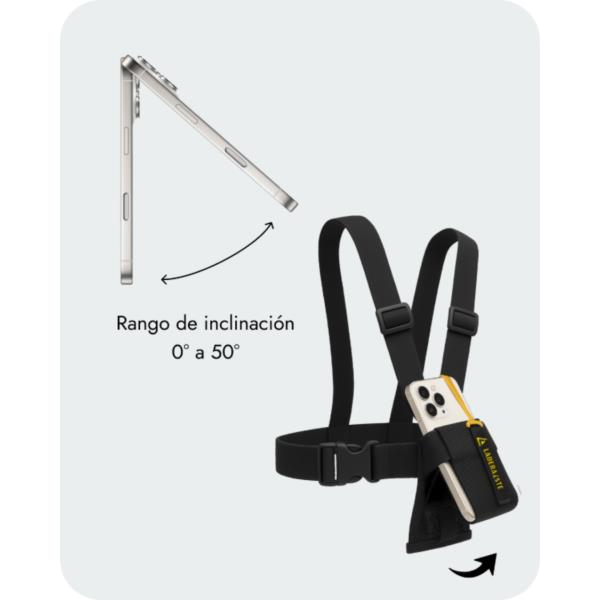 PECHERA ARNES LADERAESTE PARA GRABAR CON CELULAR