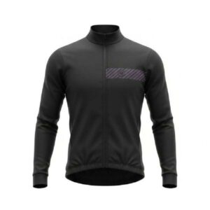 CAMPERA LIMA FRIZADA LACAR NEGRO REFLECTIVO