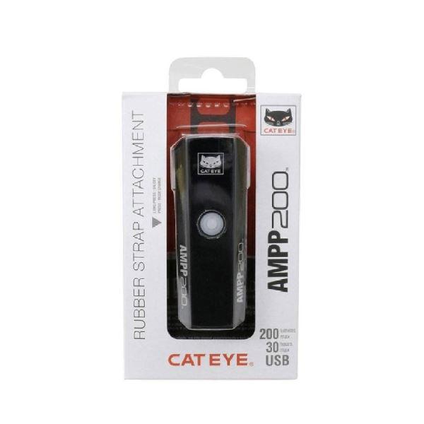 LUZ CATEYE DELANTERA AMPP-200 LUMENS-RECARGABLE USB
