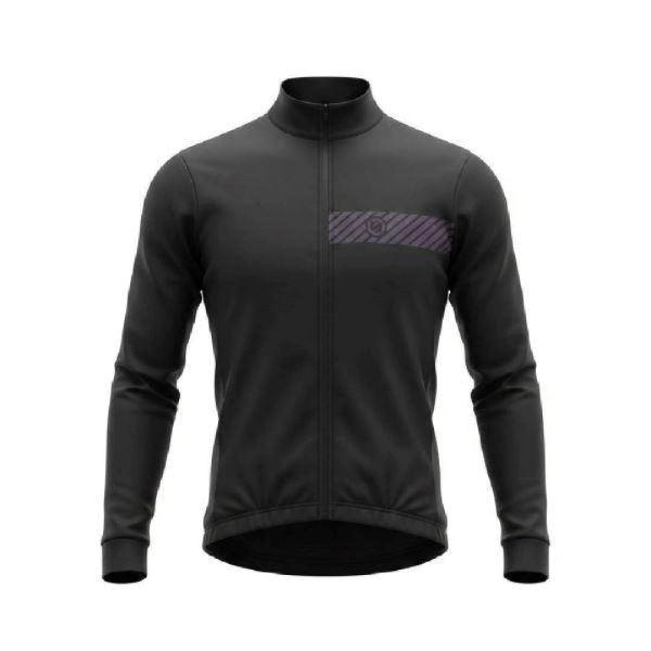 CAMPERA LIMA FRIZADA LACAR NEGRO REFLECTIVO
