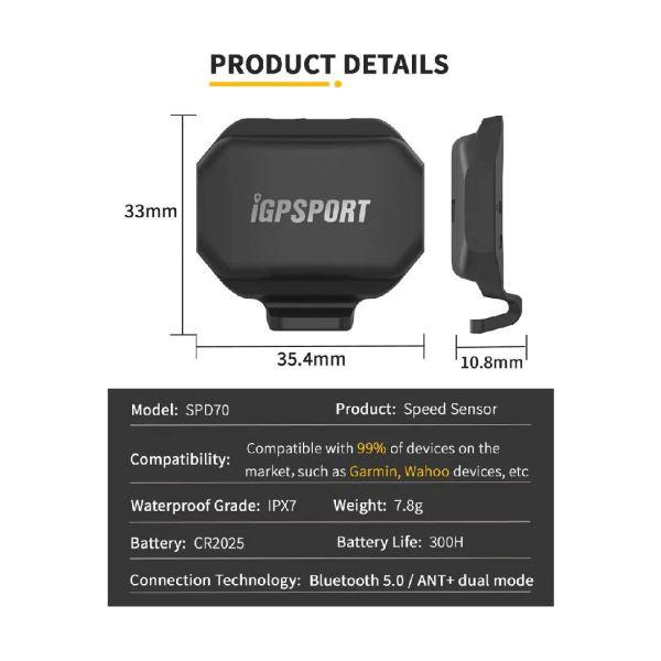 SENSOR DE VELOCIDAD IGPSPORT